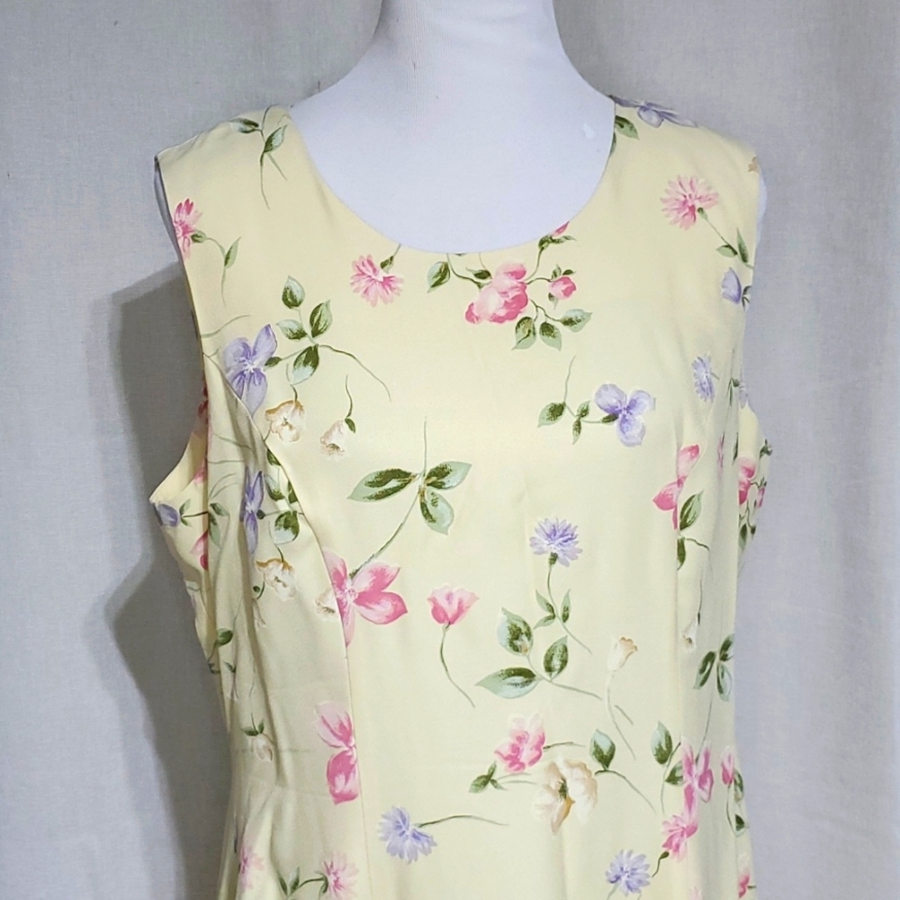 Vintage floral dress/jacket - Picture 4 of 7